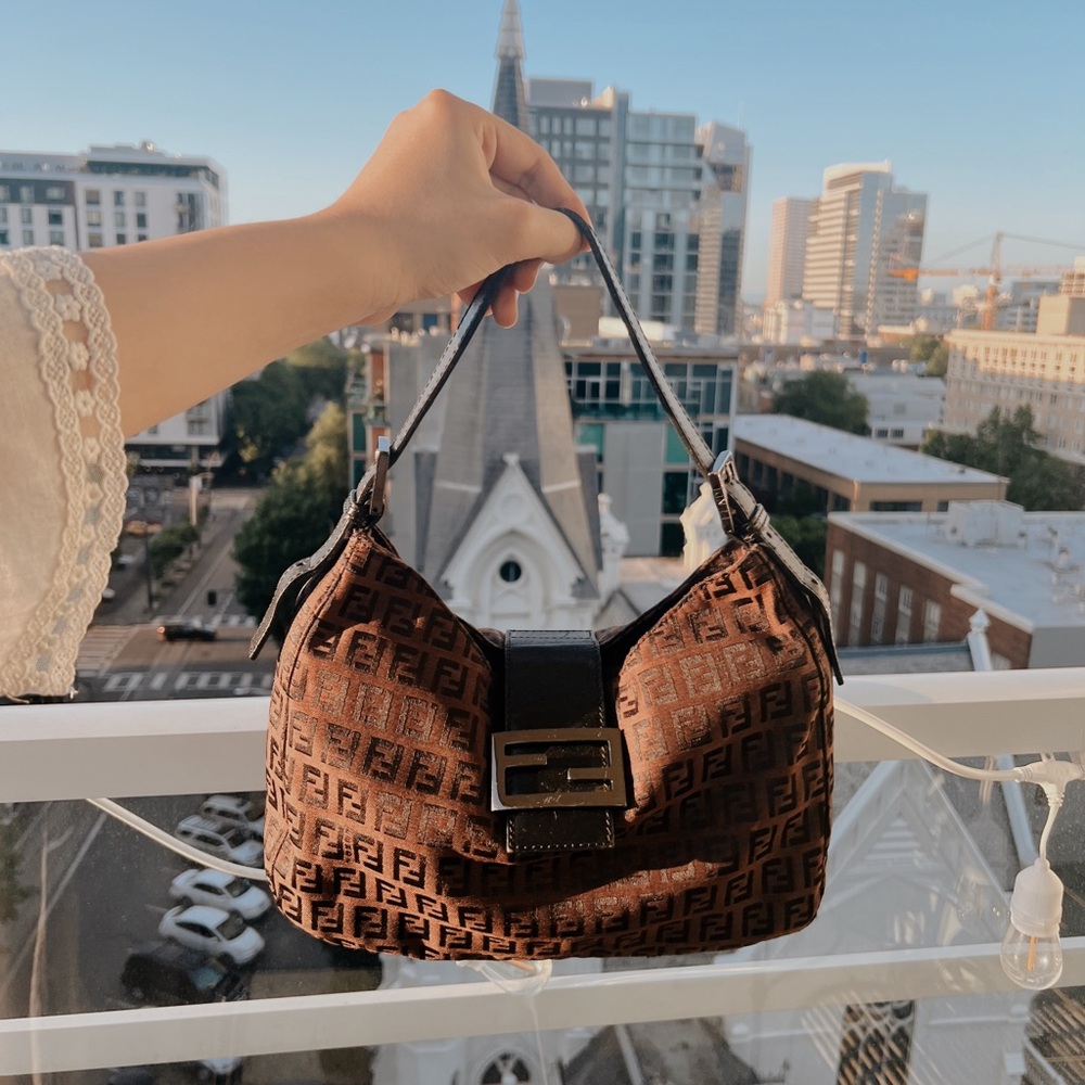 Fendi Zucchino Croissant Bag